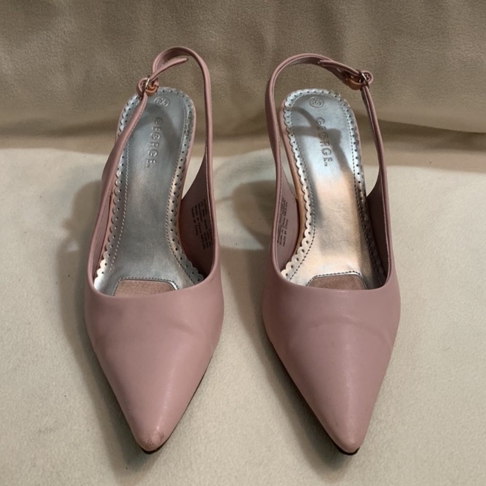 👠 George Pink Heels Size 8.5 In Original Box
